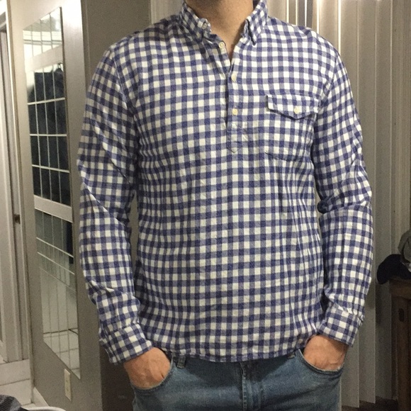 J Crew quarter button up - Picture 2 of 4